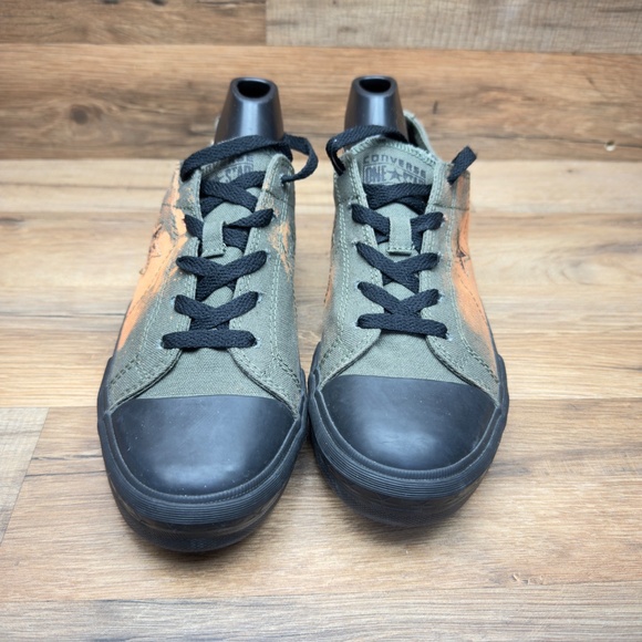 Converse Sneakers Juniors 3 One Star Camo Green Skull Low Top Lace Up Shoes - Picture 3 of 10